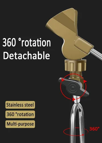 Miniatura 7 de GOLDEAL Soportes de caña para pesca de banco, soporte para caña de pescar banco, soporte para caña de pescar para playa, ajustable en 360 grados.