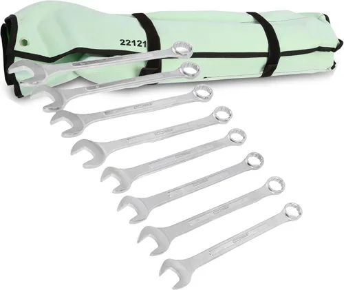 Miniatura 11 de OEMTOOLS 22101 Juego de llaves combinadas SAE Jumbo de 5 piezas, juego de llaves combinadas grandes, tamaños SAE