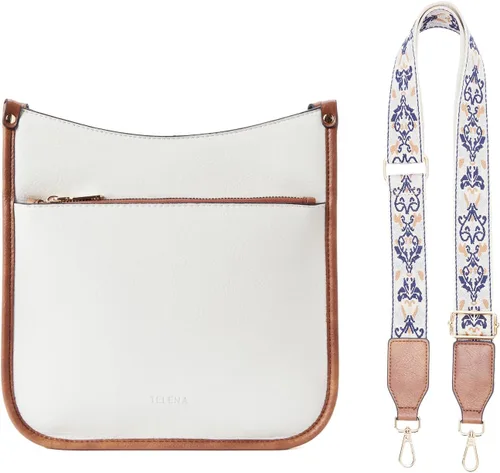 Miniatura 7 de Telena Monederos cruzados para mujer, de piel vegana, de moda, con correa ajustable para guitarra