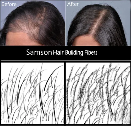 Miniatura 2 de Samson Best Hair Fibers by Samson Best Hair Loss Concealer Building Fibers - Recipientes y repuestos para todas las marcas fabricadas en Estados