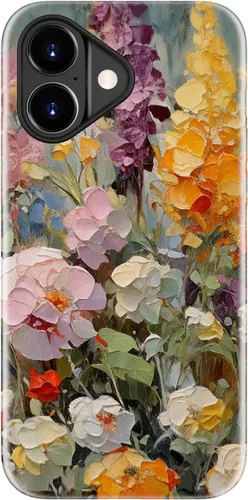 Miniatura 102 de LUHOURI Funda para iPhone 12 Mini, compatible con carga inalámbrica, doble capa, interior de silicona suave + carcasa exterior dura, bonito diseño