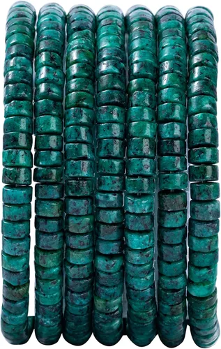 Miniatura 27 de Abalorios de piedra de sodalita azul natural espaciadores 6x3mm 38cm/str Redondos planos sueltos semi piedras preciosas para hacer pulseras