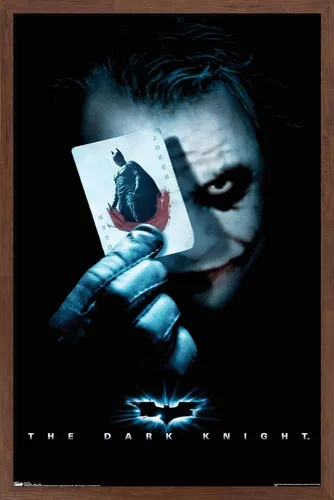 Miniatura 7 de Trends International Póster de pared de la película de DC Comics, The Dark Knight, The Joker with Batman, 22.375 x 34 pulgadas, versión enmarcada