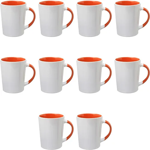Miniatura 19 de Albany - Juego de 50 tazas de café con leche de cerámica personalizadas, 13 onzas, paquete personalizado a granel, perfectas para café, té, expreso