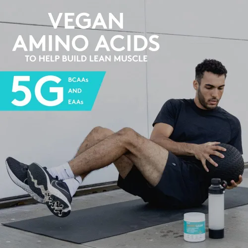 Miniatura 6 de RSP NUTRITION AminoLean Polvo Natural de Pre-Entreno, Energía de Aminoácidos Sin Sucralosa Sin Colorantes Artificiales, BCAAs Veganos y Control