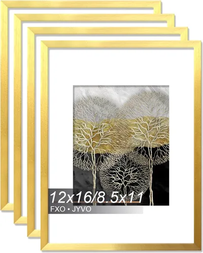 Miniatura 93 de Fxojyvo Marco de Fotos de 4x6, Muestra Foto de 3.5x5 con Paspartú o 4 x 6 Sin Paspartú, Liviano y de Alta Transparencia Marco de 4 por 6 para Pared