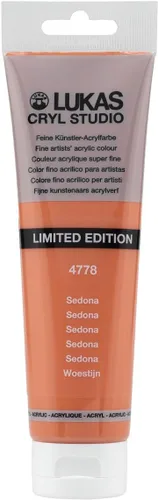 Miniatura 63 de Lukas CRYL Studio Artist - Pintura acrílica para artistas, Alizarín Carmesí, tubo de 125 ml - Pinturas acrílicas de alto pigmento para pintura