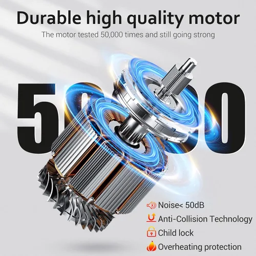 Miniatura 10 de farexon Escritorio eléctrico de pie de altura ajustable, escritorio de pie de 55 x 24 pulgadas con alfombrilla grande para el mouse, ruedas Negro