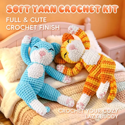 Miniatura 2 de Gipony Crochet Kit for Beginners Animal,Crochet Animal Kits,Crocheting Kit for Starters,Learn to Crochet with Step-by-Step Video Tutorials,Beginner