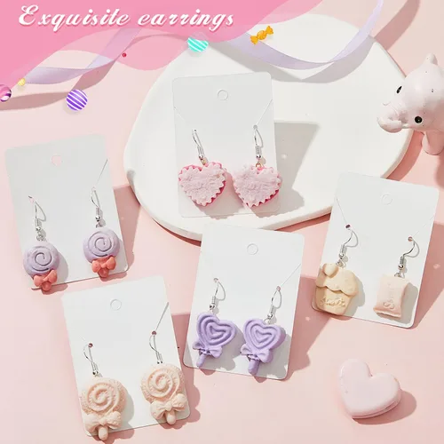 Miniatura 3 de 2 piezas moldes de arcilla polimérica para dulces para hacer joyas forma de caramelo helado piruleta dona chips moldes de arcilla polimérica