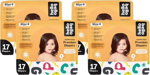 Miniatura 42 de Pañales Hello Bello, talla 4 (22-37 libras) Flower Child, 21 unidades de pañales desechables premium para bebé, hipoalergénicos con sensación suave