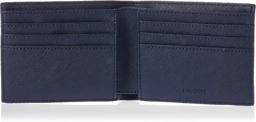 Miniatura 4 de Lacoste Billetera Billfold para hombre, azul, Azul marinoflor y brillo, talla única