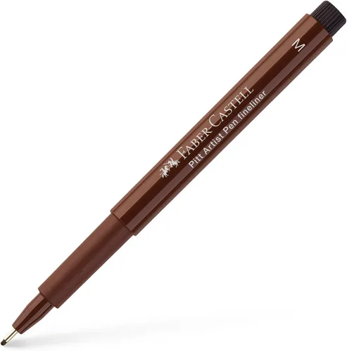 Miniatura 8 de Faber-Castell Art & Graphic Pitt Artist Pen Metallic 1.5 India Ink Pen, negro, bolígrafo de un solo pitt, para arte, manualidades, dibujo, bocetos