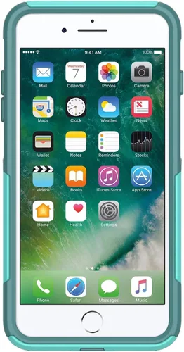 Miniatura 2 de OtterBox Commuter Series - Funda para iPhone 8 Plus y iPhone 7 Plus (solamente), embalaje no minorista, Aqua Mint Way