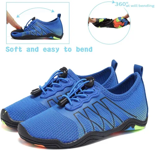 Miniatura 4 de Zapatos acuáticos para niños y niñas suela ligera y cómoda fácil de caminar calzado acuático y deportivo antideslizante tallas ToddlerLittle KidBig