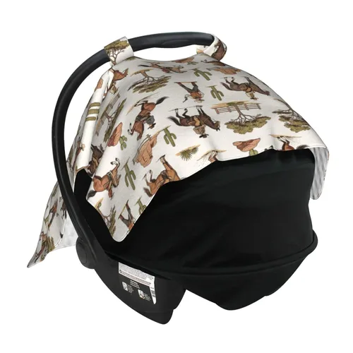 Miniatura 4 de Western Baby - Cubierta para asiento de automóvil, cubierta de lactancia multiusos para mamá, fundas de lactancia para recién nacidos, regalo