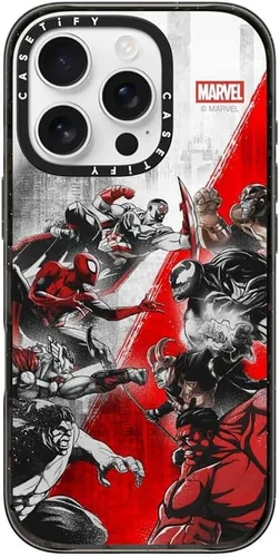 Miniatura 108 de CASETiFY Funda Impact para iPhone 17 Pro Max [Colaboración Marvel/Delgada/Magsafe / Protección contra caídas de grado militar 4X de 8.2 pies]