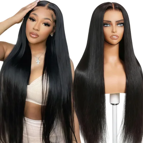 Miniatura 13 de DULOVE Deep Wave Lace Front Wigs Human Hair HD Lace Wig Pre Plucked with Baby Hair Glueless Deep Curly Wig Human Hair for Black Women Natural