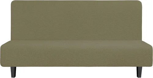 Miniatura 46 de Easy-Going - Funda elástica para futón, cubierta para sofá cama sin brazos, protector de muebles sin reposabrazos con parte inferior elástica