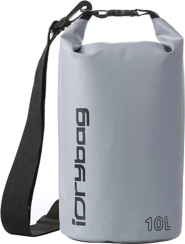 Miniatura 12 de IDRYBAG Bolsa seca para kayak impermeable 2L/5L/10L/15L/20L, pequeña bolsa impermeable para navegación