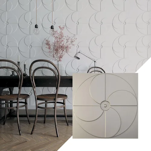 Miniatura 33 de Ekena Millwork Molino de viento EnduraWall decorativo 3D de 19 5/8 pulgadas de ancho x 19 5/8 pulgadas de alto, cobre envejecido