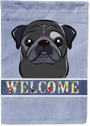 Miniatura 39 de Caroline's Treasures BB1405GF Bandera de jardín de bienvenida de bulldog inglés, Bandera de buzón azul, bandera decorativa para el patio, obra