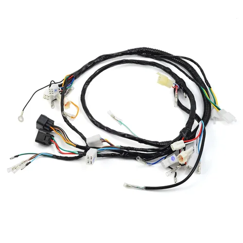 Miniatura 2 de Arnés de cableado de cable, bobina de encendido, interruptor de manillar izquierdo, encendedor de relé CDI rectificador Kit completo compatible