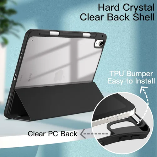 Miniatura 3 de JETech - Funda para iPad Air de 11 Pulgadas M3/M2 (2025/2024), iPad Air 5/4 (2022/2020 5ª/4ª) con Soporte para Lápiz, Funda de Tableta delgada