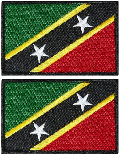 Miniatura 48 de stidsds Paquete de 2 parches de bandera de México, parches bordados, banderas mexicanas, parche táctico militar para ropa, sombrero, mochilas