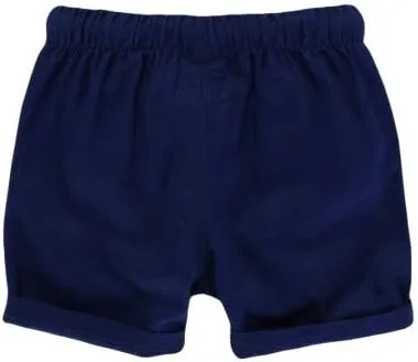 Miniatura 6 de HILEELANG Pantalones cortos chinos de verano para niños pequeños, de algodón, elásticos, con cordón, para uniforme escolar, 2
