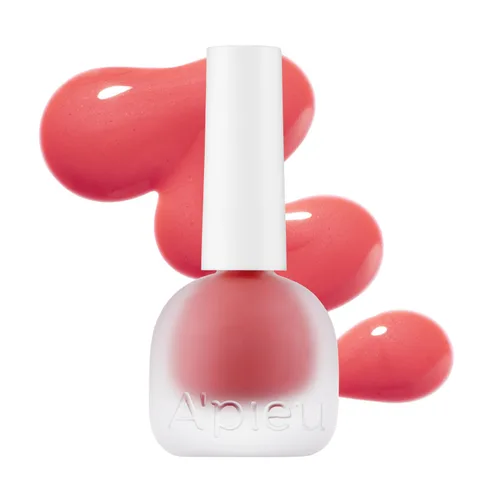 Miniatura 10 de A'PIEU Juicy-Pang Water Blusher [PK04] - Rubor líquido afrutado para mejillas, color modulable y difuminable, acabado húmedo hidratante con mezcla