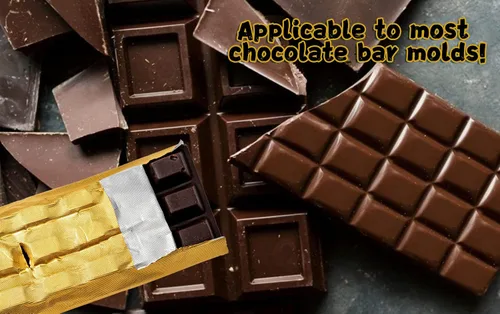 Miniatura 4 de Envoltura de papel de aluminio de 7.8 pulgadas, 100 unidades de envoltorios grandes de barra de caramelo de chocolate, papeles de regalo cuadrados