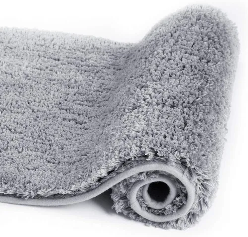 Miniatura 33 de Walensee Alfombra de baño antideslizante (16 x 24 pulgadas, color rubor) absorbente de agua, microfibra suave, lavable a máquina, alfombra de baño