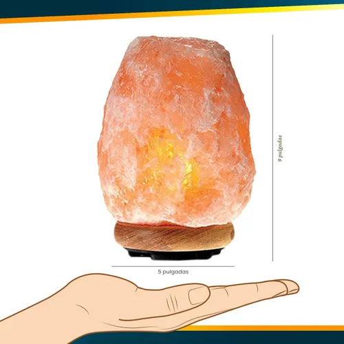 Miniatura 9 de Himalayan Glow Lámpara de sal con interruptor de atenuación táctil de 5-7 libras