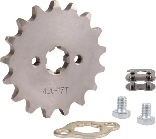 Miniatura 16 de WOOSTAR Motocicleta 420-10T Piñón delantero 0.787 in para 50cc 70cc 90cc 110cc 125cc Dirt Pit Bike Mini Bike ATV 4 ruedas ciclomotor