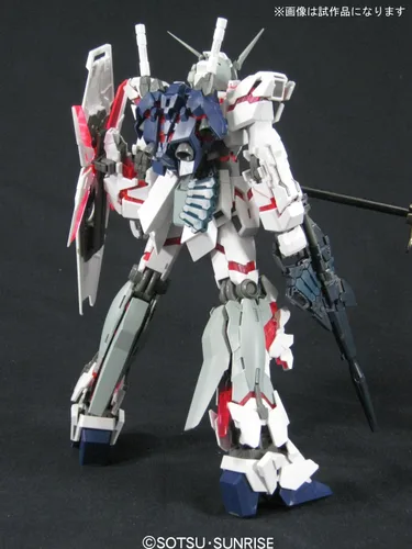 Miniatura 3 de Bandai Hobby RX-0 Unicorn Gundam HD Color con MS Cage Figura de grado maestro, escala 1/100