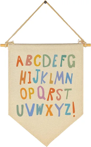 Miniatura 19 de Fomenta - Regalos de Decoración de Pared para Guardería, Aula, Sala de Juegos, Dormitorio, Puerta Principal, Bandera de Mentalidad de Crecimiento