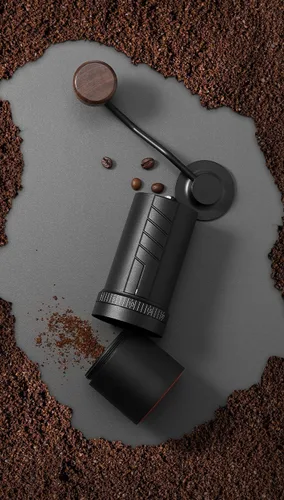 Miniatura 9 de Vevok Chef Molinillo de café manual O20 – 20 niveles de ajuste externo, capacidad de 1.23 oz con estuche de viaje y equipo de limpieza, molinillo