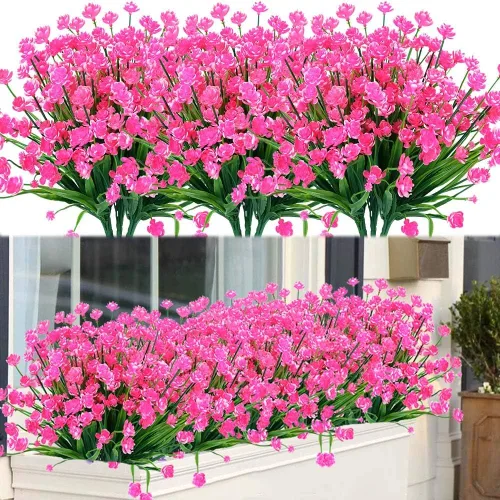 Miniatura 16 de Plantas y flores artificiales para exteriores, resistentes a los rayos UV