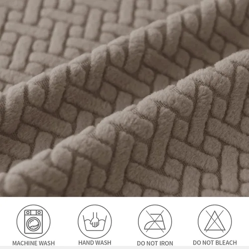 Miniatura 2 de Fundas de jacquard para sillón de banquete, fundas suaves para sillón, fundas elásticas de 1 pieza para sala de estar, funda antideslizante
