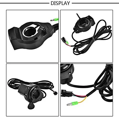 Miniatura 5 de Acelerador, Scooter Pulgar Acelerador con 4 Cables 12V - 99V para Scooter Eléctrico Motocicleta Moto