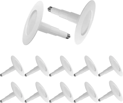 Miniatura 8 de Jolux Foco LED ajustable de 5/6 pulgadas no regulable, base de tornillo mediano E26, 12 W = 75 W, 5000 K (luz diurna), 920 lúmenes, iluminación 5000