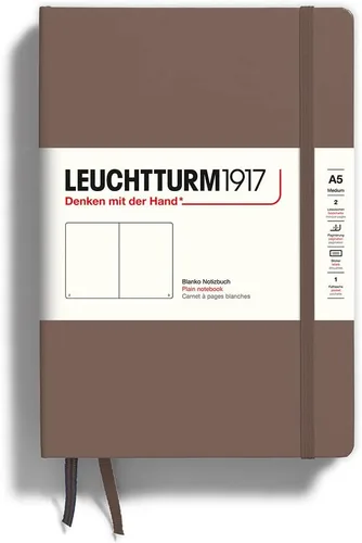 Miniatura 146 de LEUCHTTURM1917 - Cuaderno de tapa dura mediano A5 con 251 páginas numeradas para escritura y diario (verde menta, con puntos)