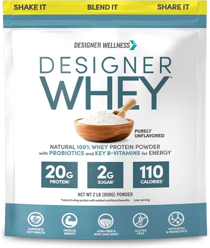 Miniatura 9 de Polvo de proteína de suero 100 % premium de Designer Protein, 1020W130, 1, 1