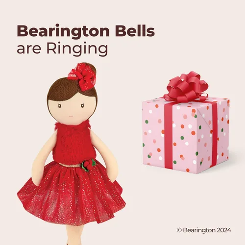Miniatura 5 de Bearington Evie - Muñeca de bailarina de Navidad, muñeca de bailarina de 16.5 pulgadas, regalo ideal de Navidad para niños pequeños, niños