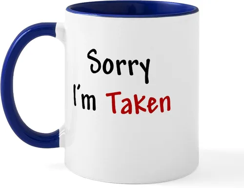 Miniatura 24 de CafePress Sorry I'm Taken - Taza de café y té, S, Blanco