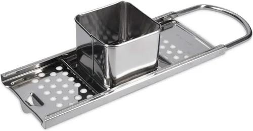 Miniatura 7 de Navaris Máquina de pasta Spaetzle de acero inoxidable - Prensa alemana de fideos y albóndigas para albóndigas caseras