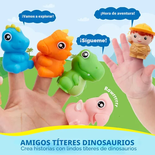 Miniatura 5 de Juguetes de aprendizaje para niños pequeños de 1, 2, 3 años, juego de conteo, clasificación y emparejamiento Montessori con tren de dinosaurios que