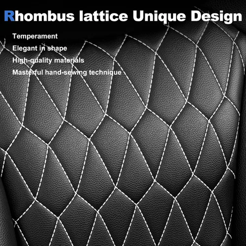 Miniatura 7 de Misolant Silla de oficina, silla de escritorio ejecutiva, cómodas sillas ejecutivas de piel sintética con reposabrazos fijo, altura ajustable, Negro
