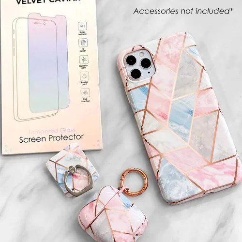 Miniatura 2 de Velvet Caviar - Funda compatible con iPhone 11 Pro Max mármol geométrico